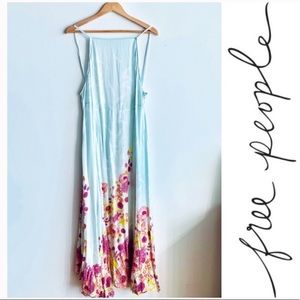 Free people NWT green dress